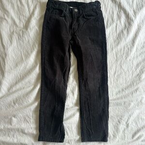 H&M Boy’s Corduroy Pants in Black, Size 6